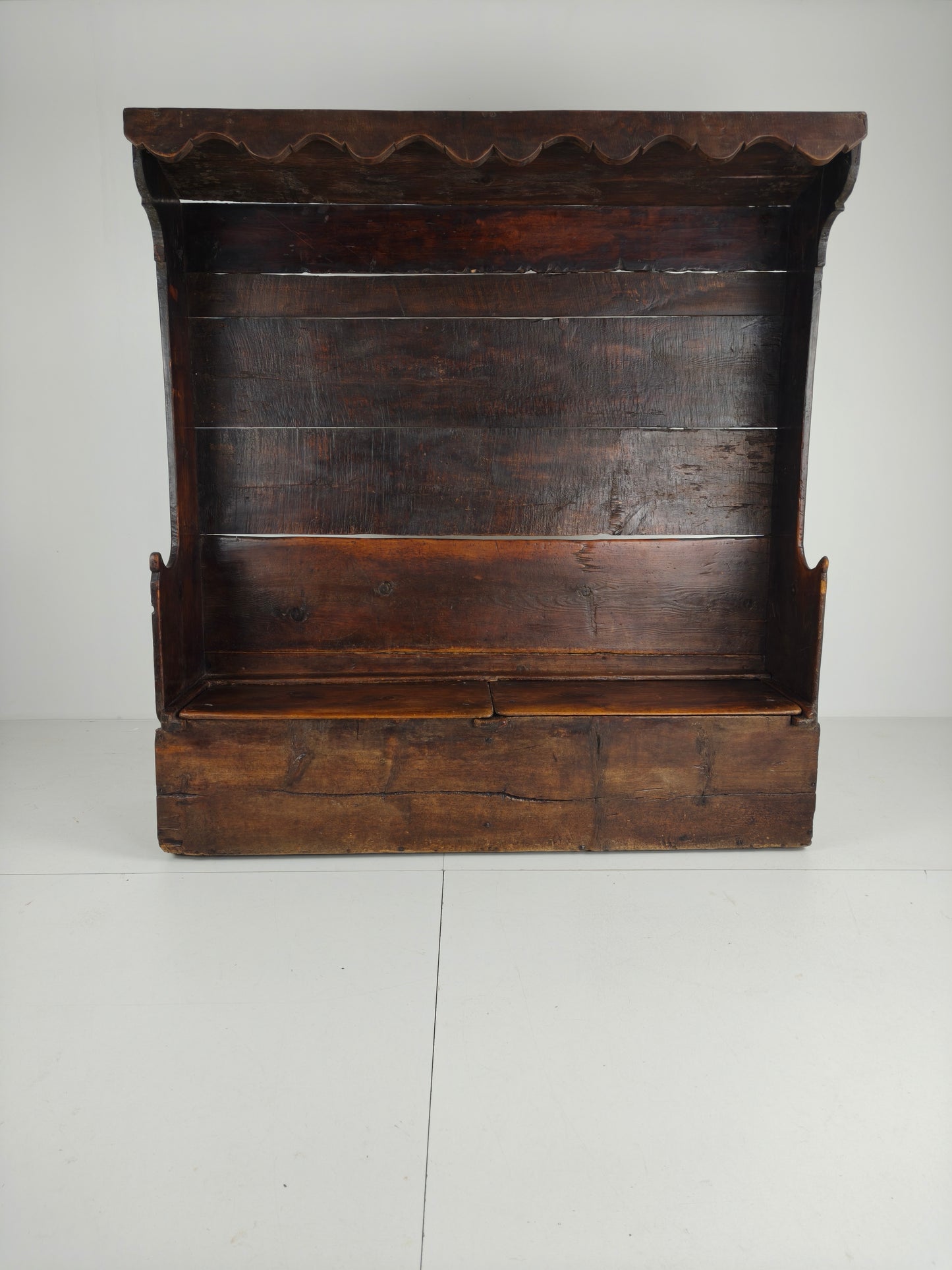 18th Century Catalan Settle Bench