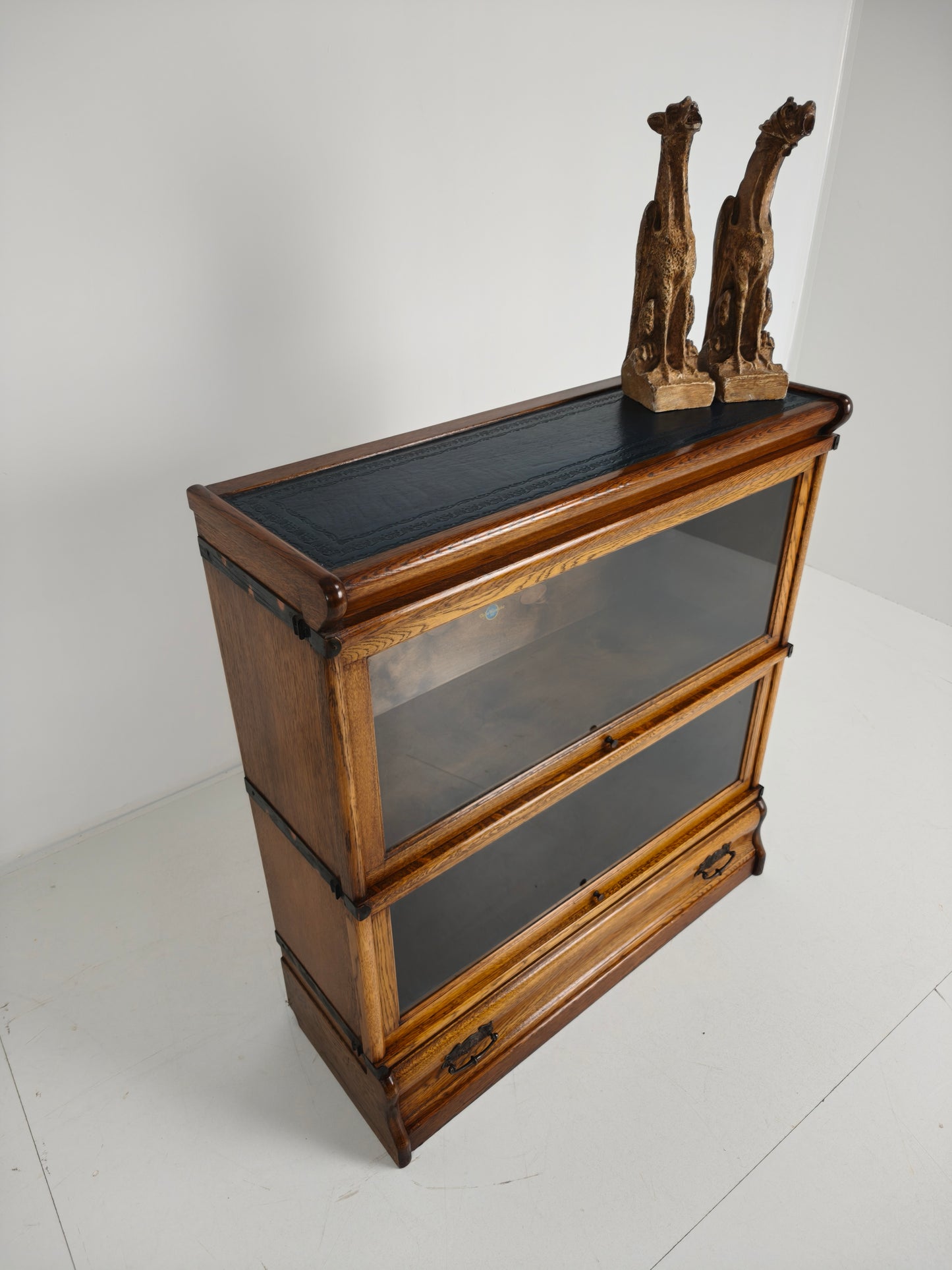 Antique Mahogany Globe-Wernicke Bookcase