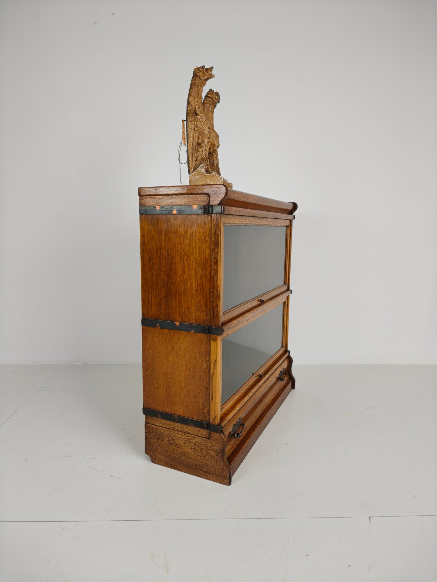 Antique Mahogany Globe-Wernicke Bookcase