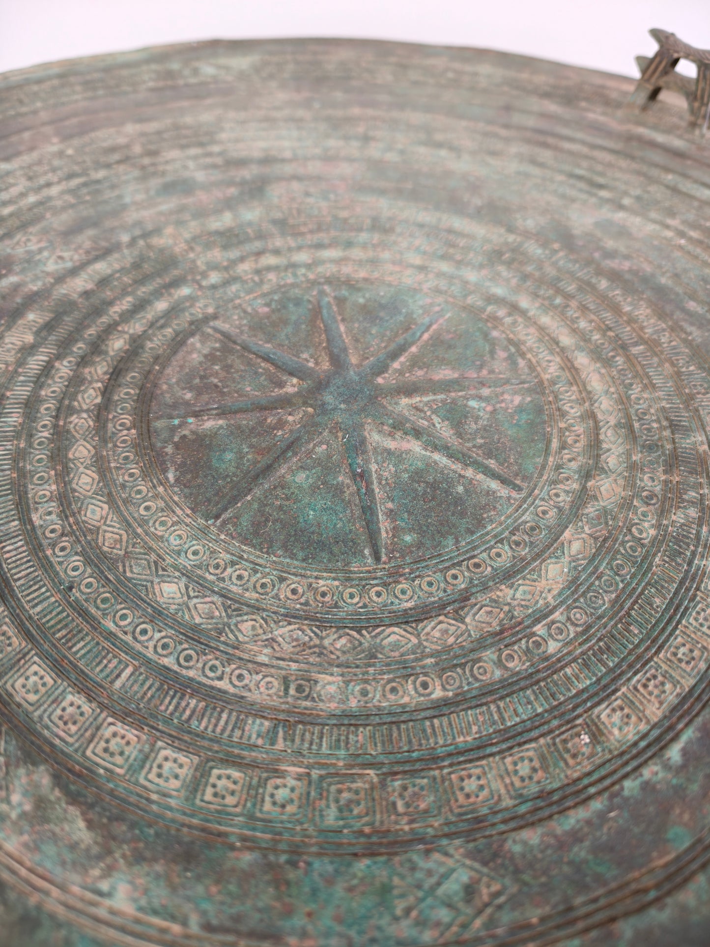 Large Southeast Asian Bronze Rain Drum (Sold Individually)