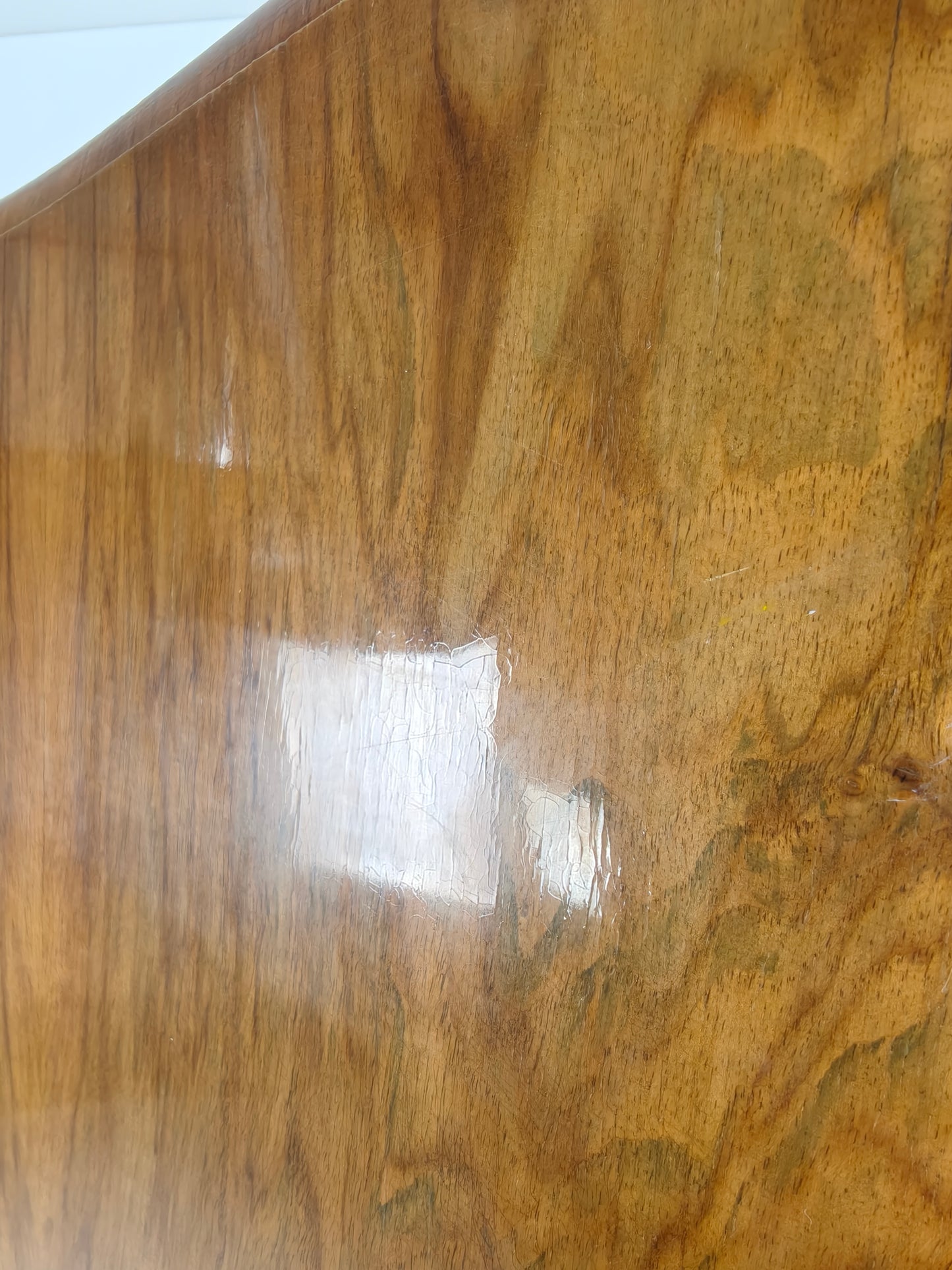 Stunning English Art Deco Burr Walnut Wardrobe – 1930s