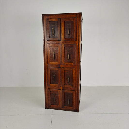 Antique Oak Filing Cabinet – c.1900–1920