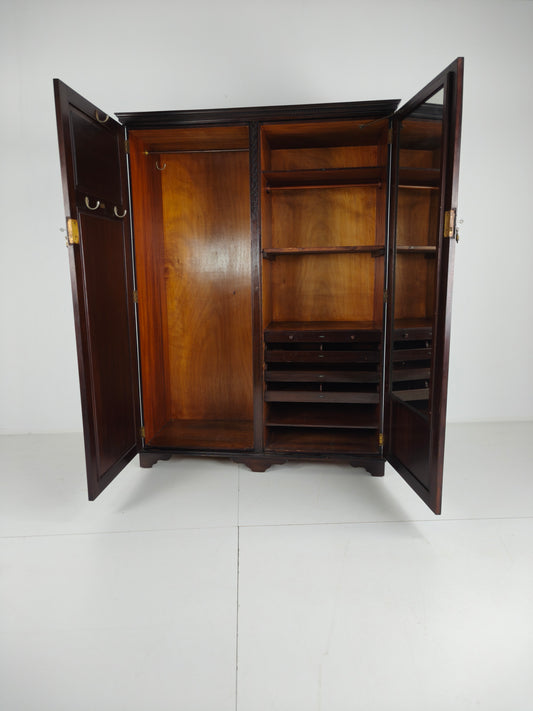 Lady’s Art Deco Mahogany Wardrobe by Waring & Gillow – c.1920s