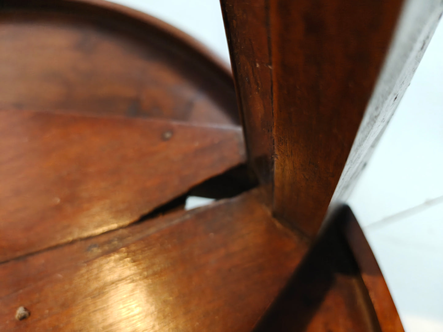 Unique Oak Art Deco Hall Stand / Umbrella Rack – 1920s Obelisk Design with Stained Glass