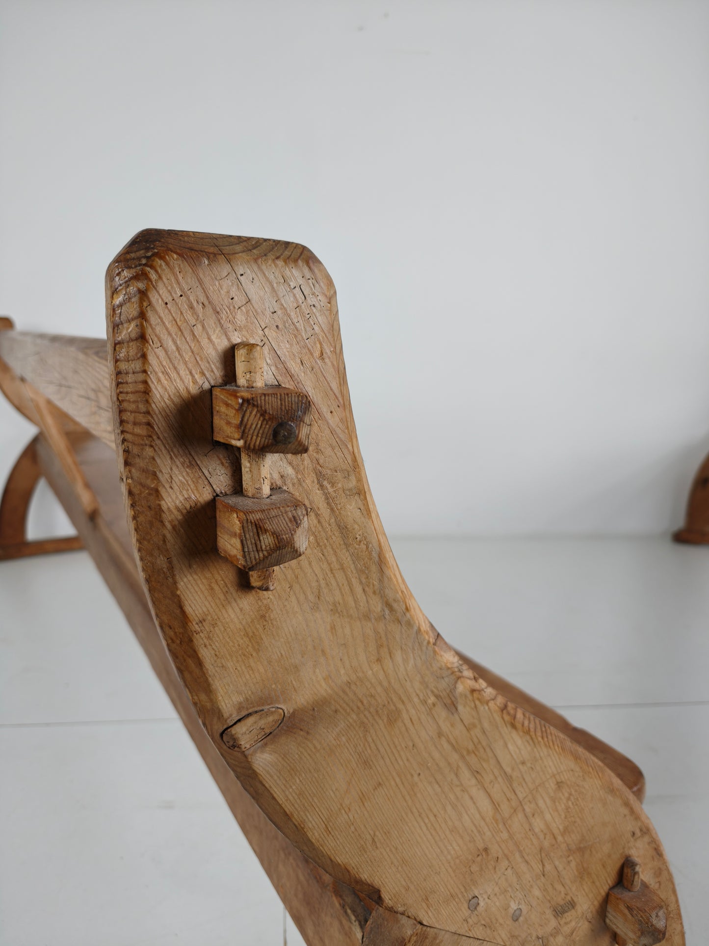 Victorian Pitch Pine School Benches – Circa 1900, England