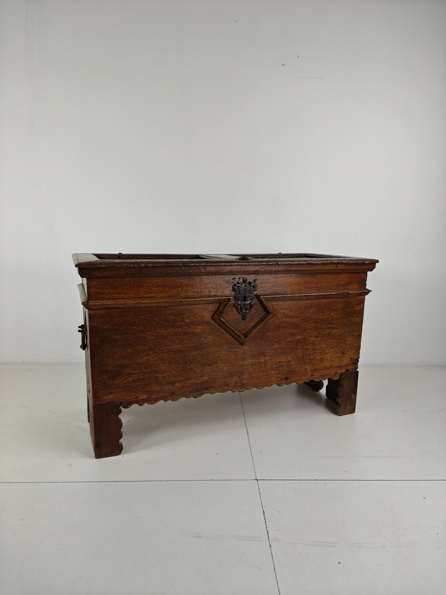 Elegant 18th Century Oak Chest – Dated 1756