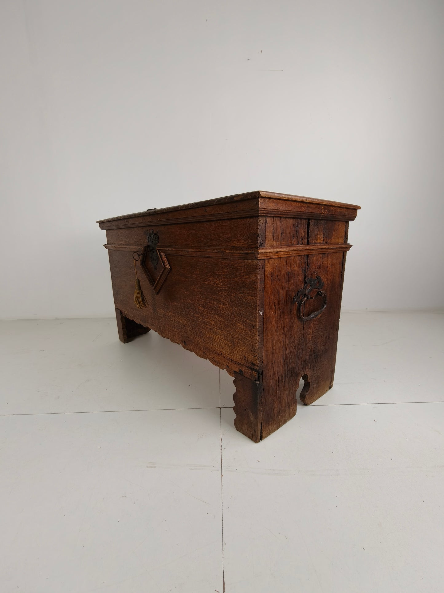 Elegant 18th Century Oak Chest – Dated 1756