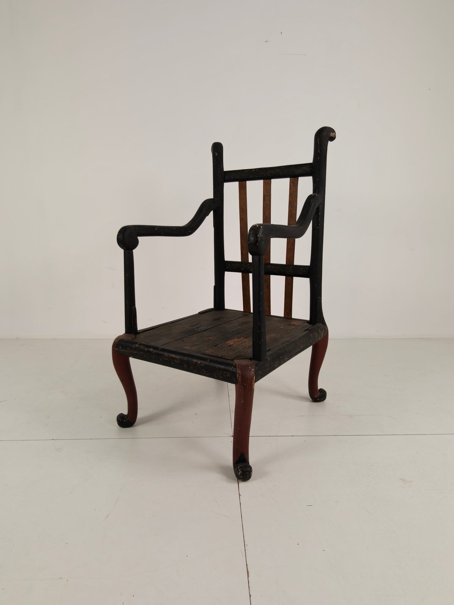 Chinoiserie English Armchair  Circa 1900