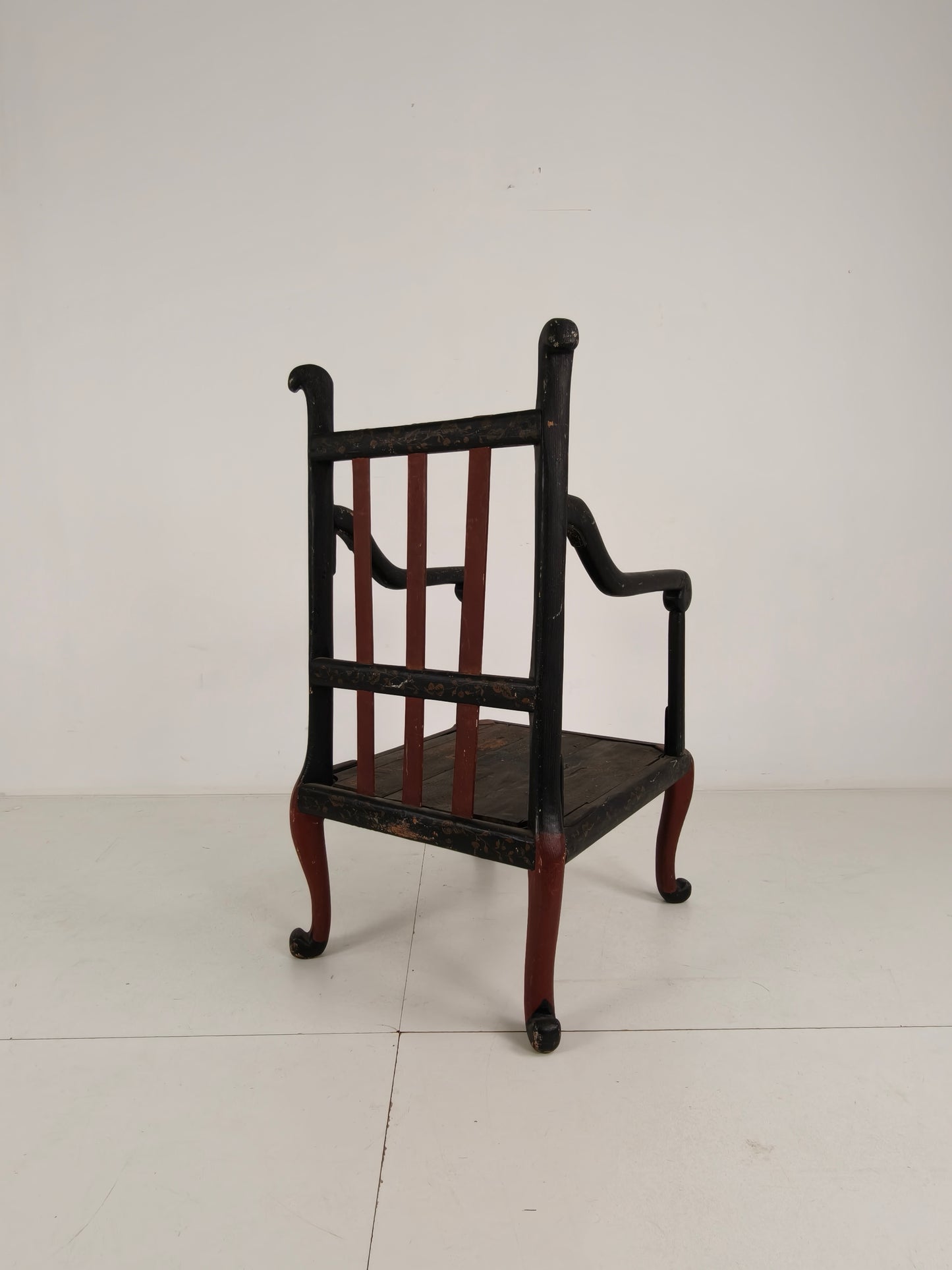 Chinoiserie English Armchair  Circa 1900