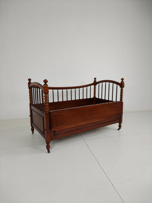 Rare Biedermeier Mahogany Daybed / Child’s Bed – Circa 1820
