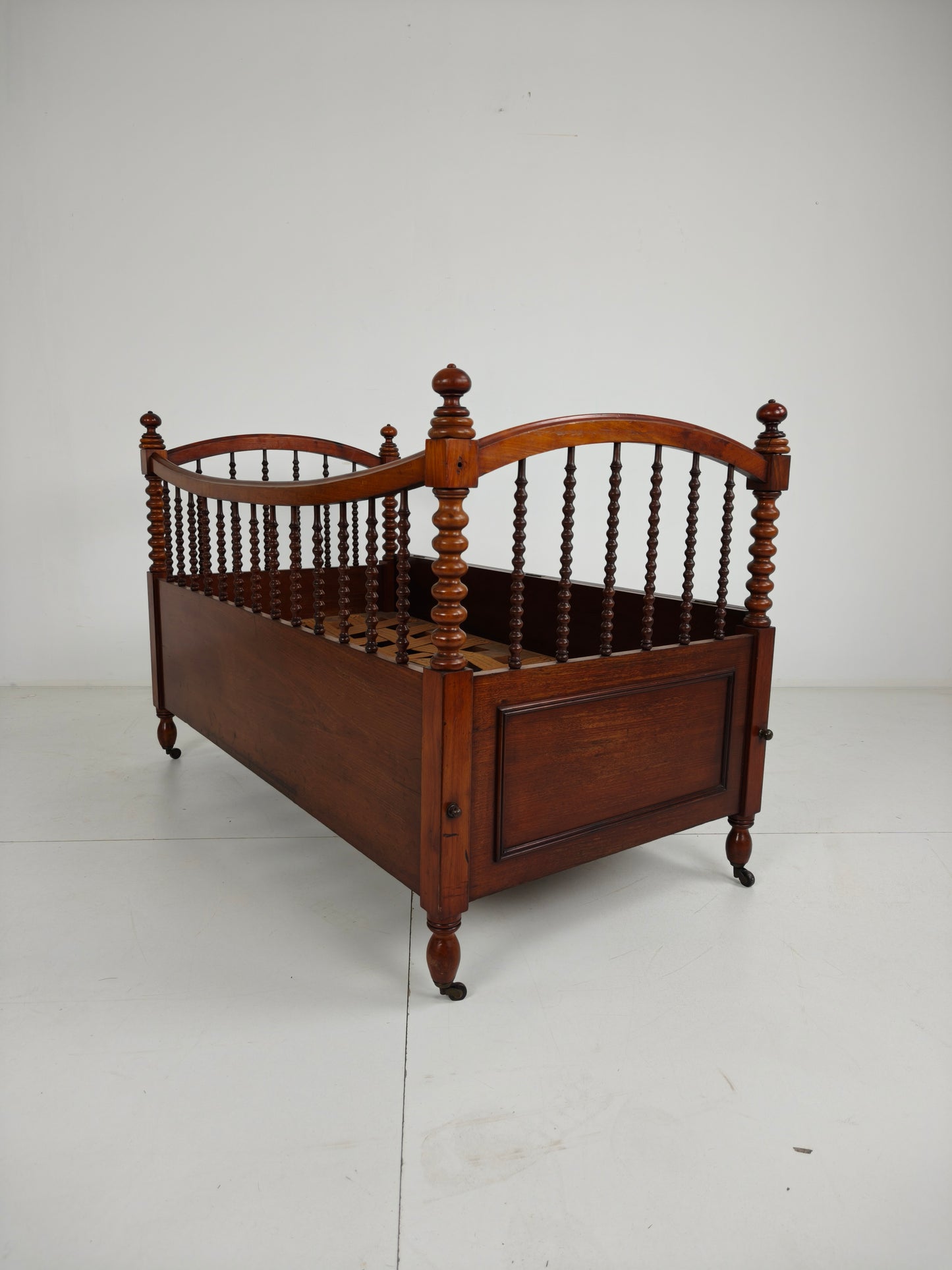 Rare Biedermeier Mahogany Daybed / Child’s Bed – Circa 1820