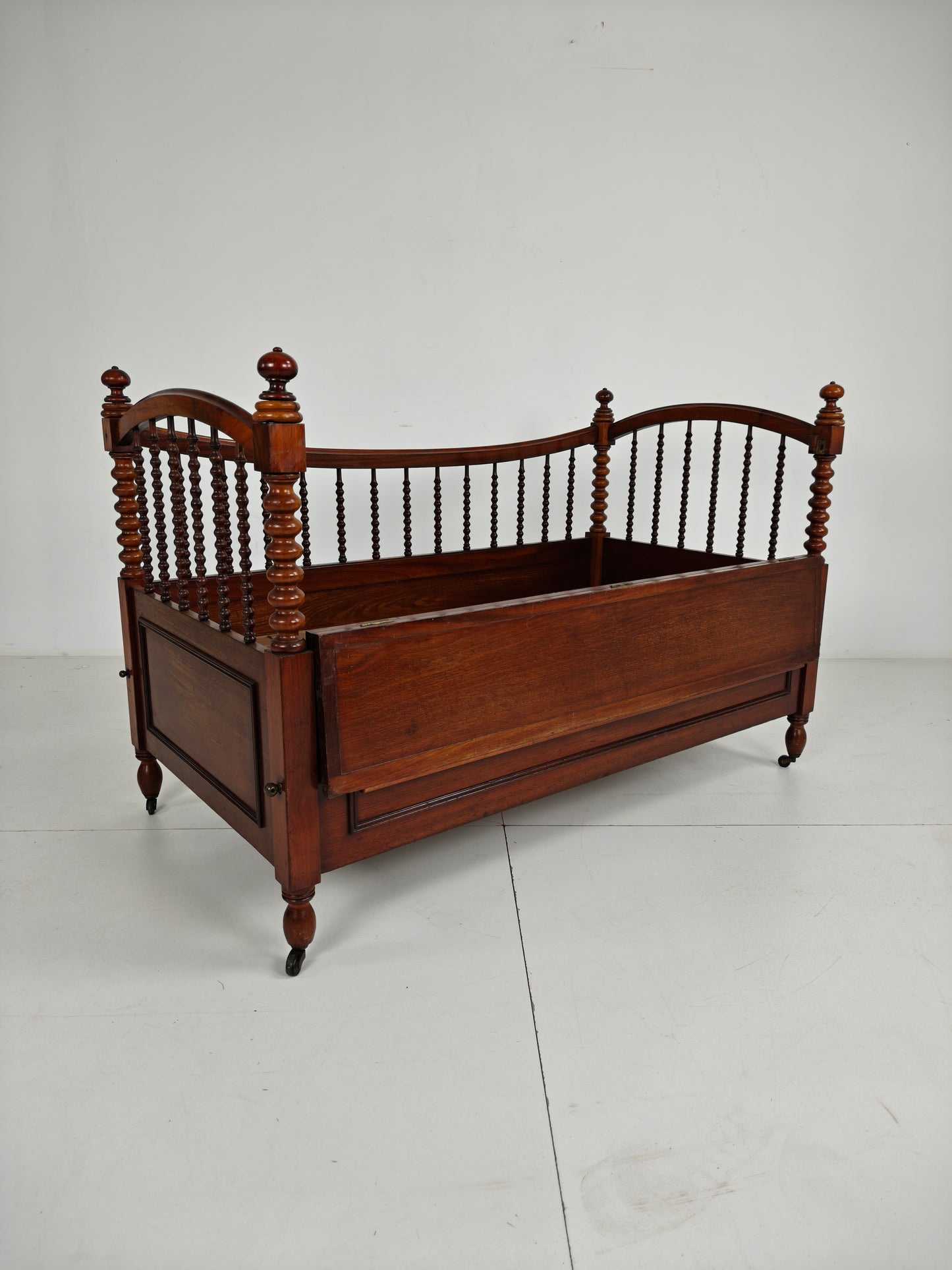 Rare Biedermeier Mahogany Daybed / Child’s Bed – Circa 1820