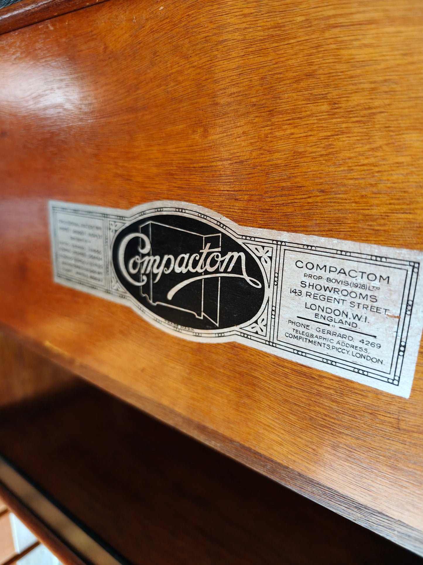 Beautiful English Art Deco 1920s Compactom Ltd Gentleman’s Wardrobe