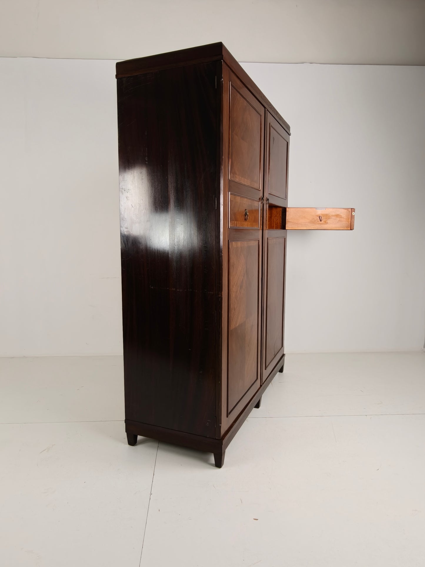 Beautiful English Art Deco 1920s Compactom Ltd Gentleman’s Wardrobe