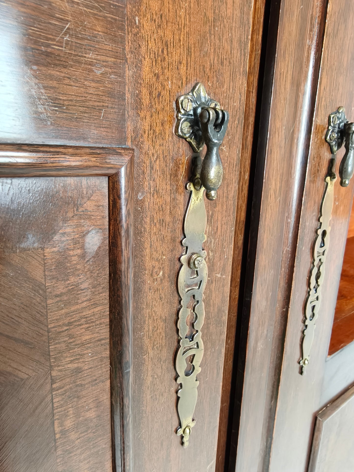 Beautiful English Art Deco 1920s Compactom Ltd Gentleman’s Wardrobe