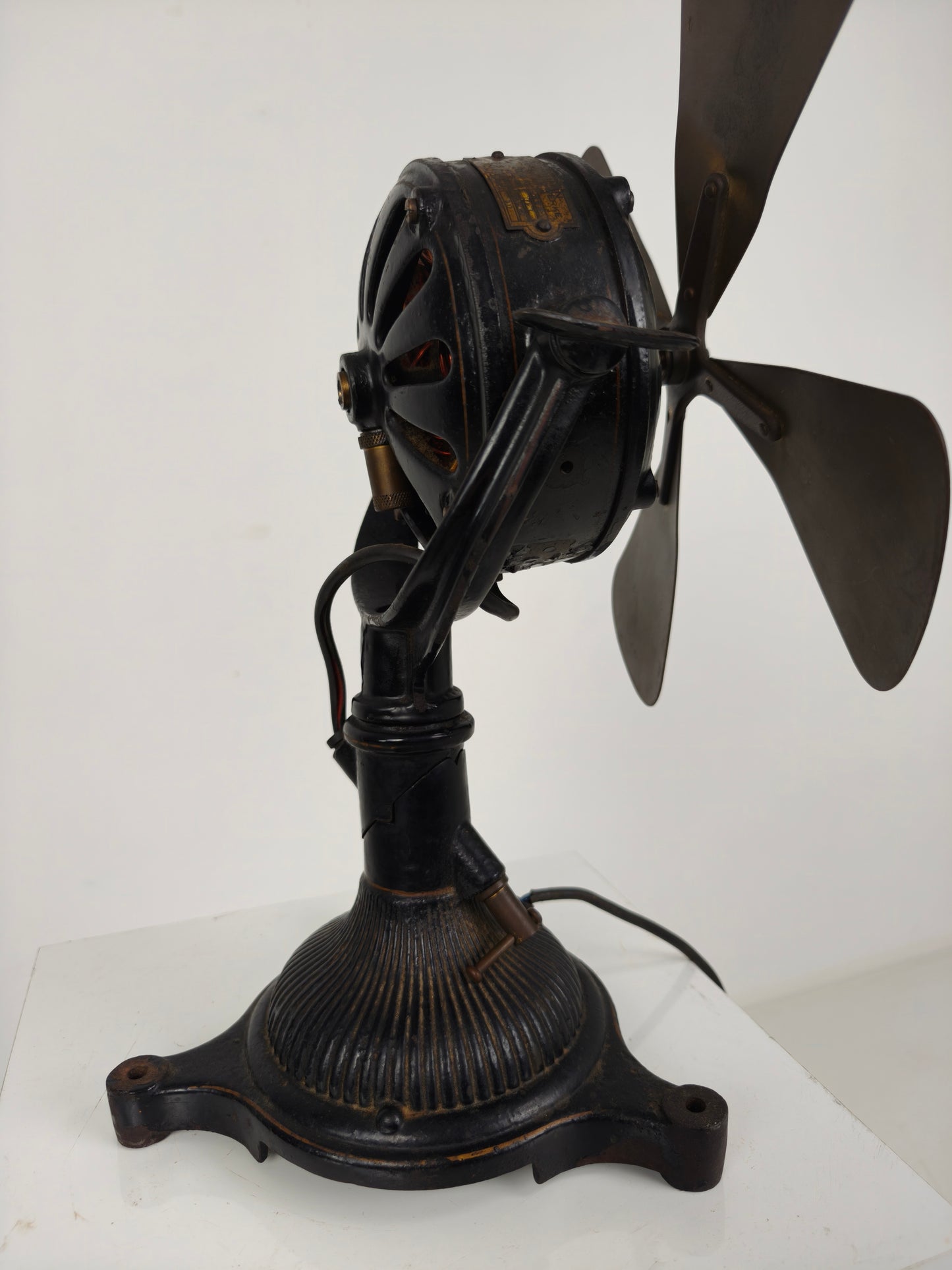 Rare Antique Cast Iron Bergmann Berlin Fan – ca. 1910 – Fully Working