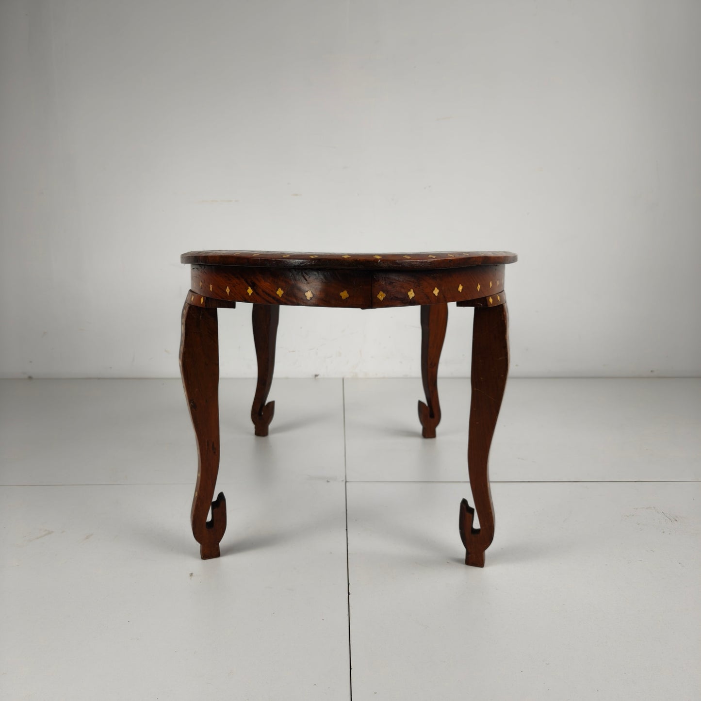 20th Century Anglo-Indian Inlaid Bone Coffee Table