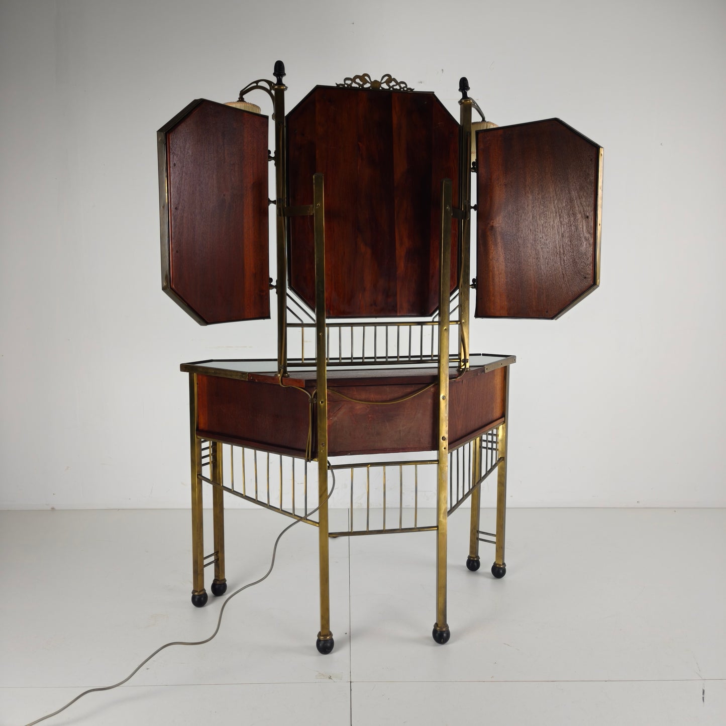 Antique French Brass Dressing Table -1930
