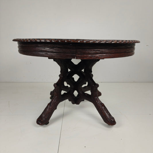 Black Forest Center Table by Matthijs Horrix for Horrix Den Haag, 1890s