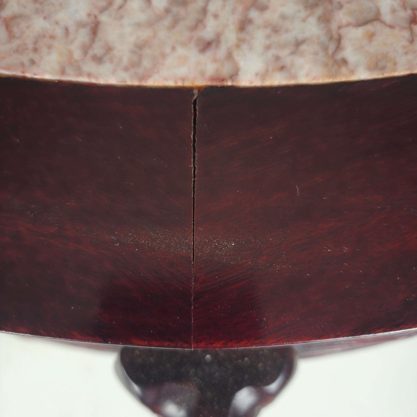 Vintage Chinese Hardwood Console / Side Table with Marble Top Vintage Chinese Hardwood Console / Side Table with Marble Top