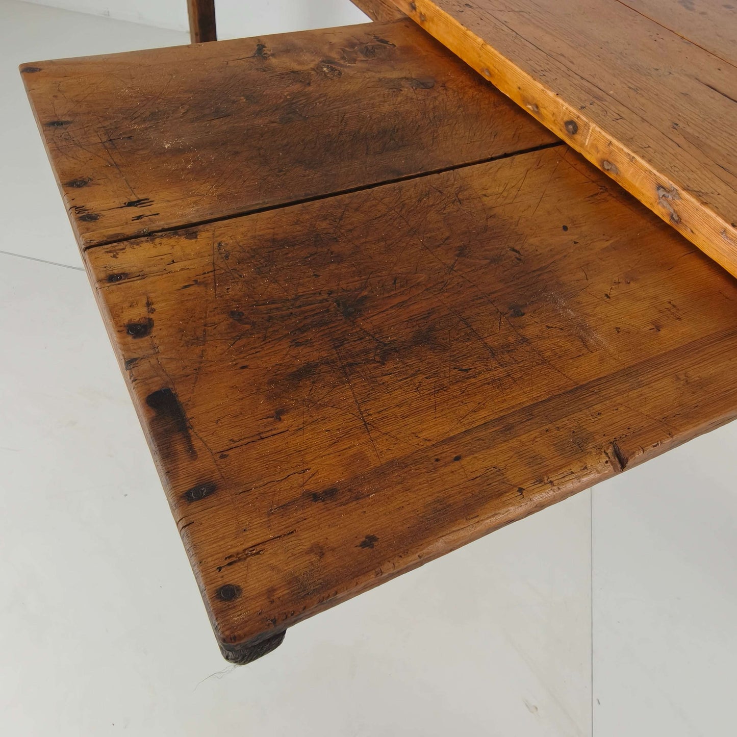 Late 19th Century French Farmhouse Dining Table Late 19th Century French Farmhouse Dining Table