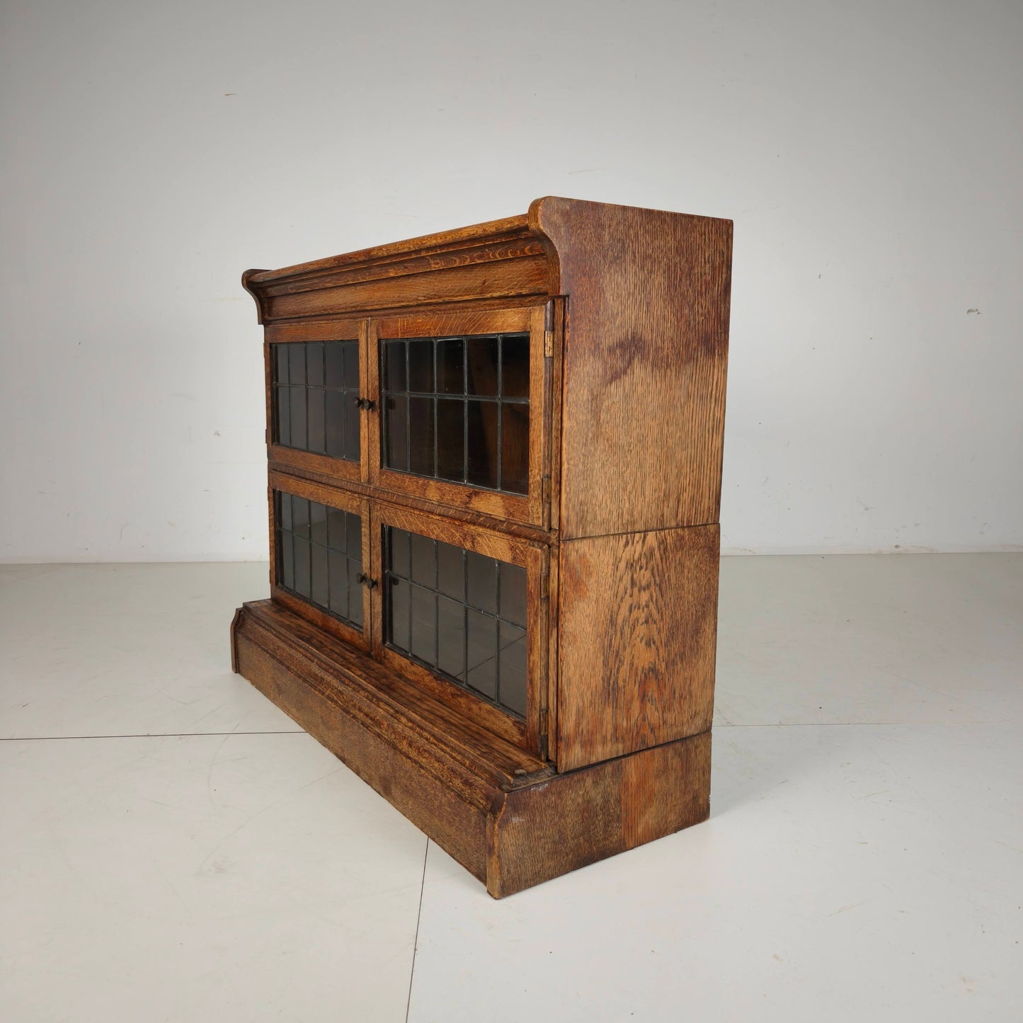 English Oak Bookcase by Minty Library Specialists, Oxford, 1920s