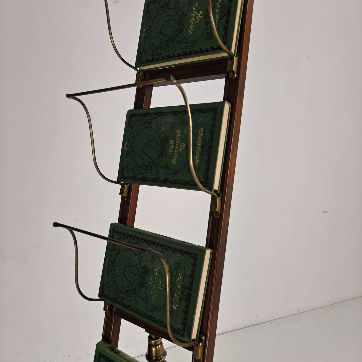 Antique English Rotating Newspaper, Magazine & Book Stand, 20th Century Antique English Rotating Newspaper, Magazine & Book Stand, 20th Century