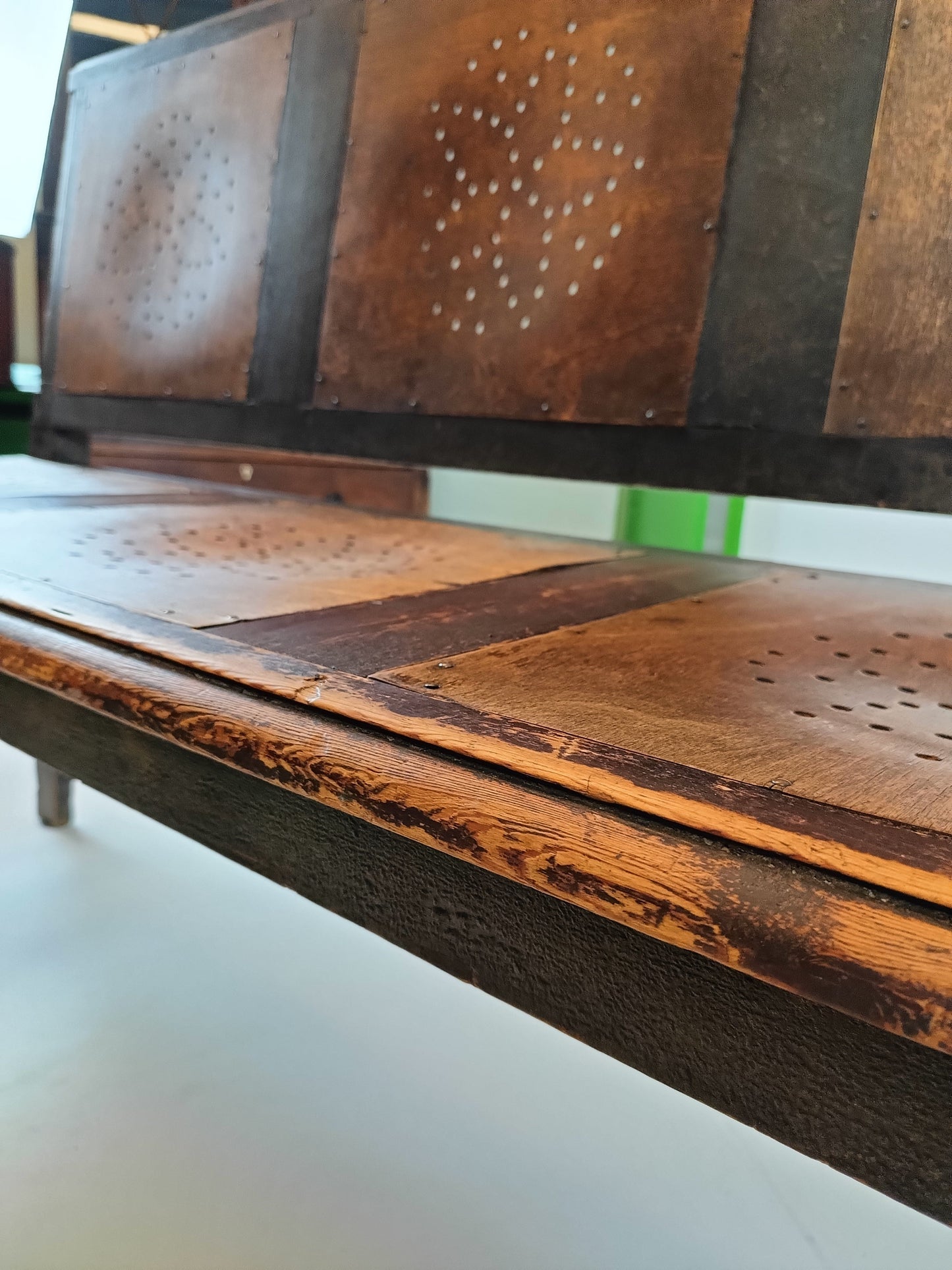 Antique French Hall Bench Antique French Hall Bench