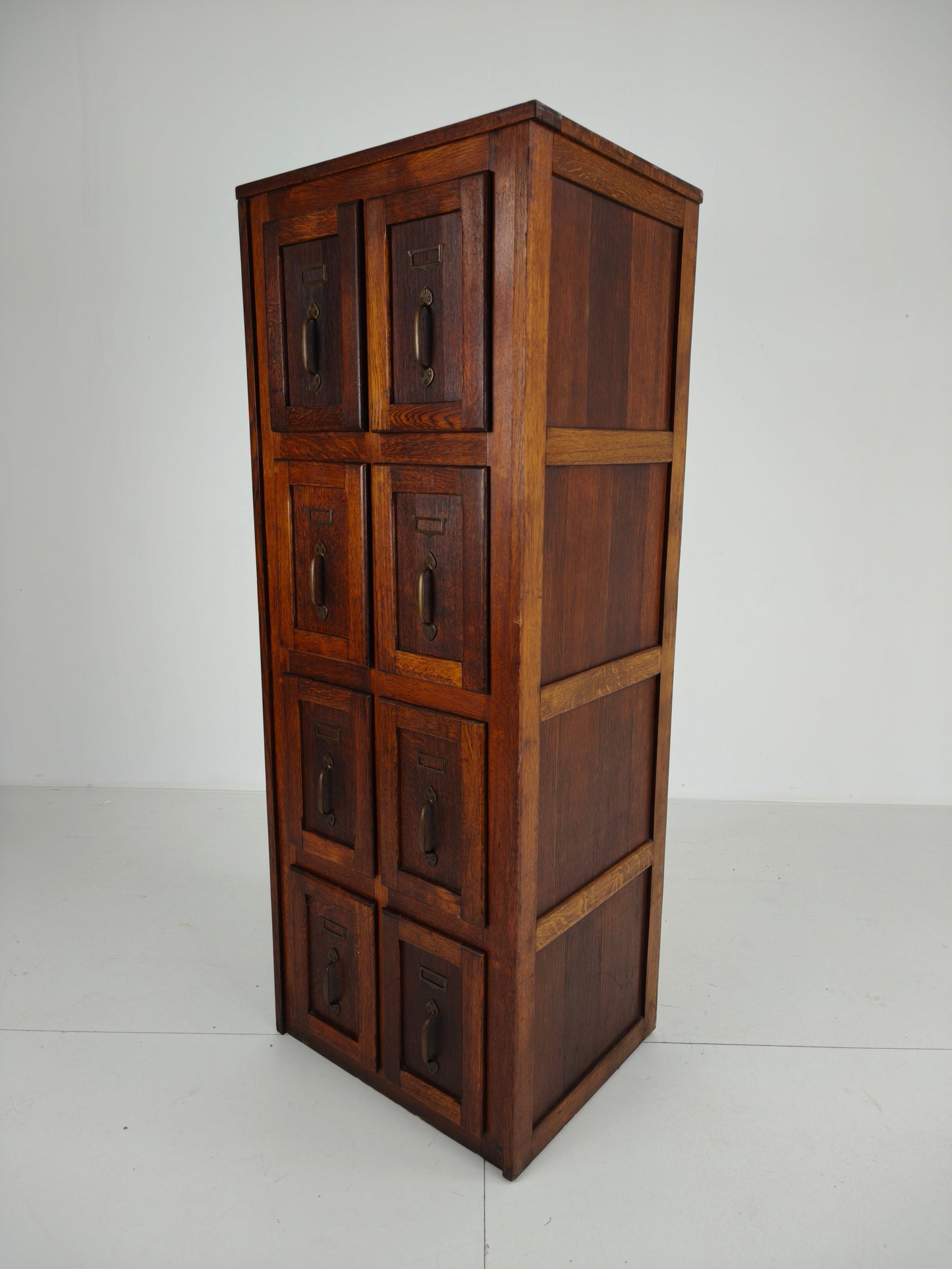 Antique Oak Filing Cabinet – c.1900–1920 Antique Oak Filing Cabinet – c.1900–1920