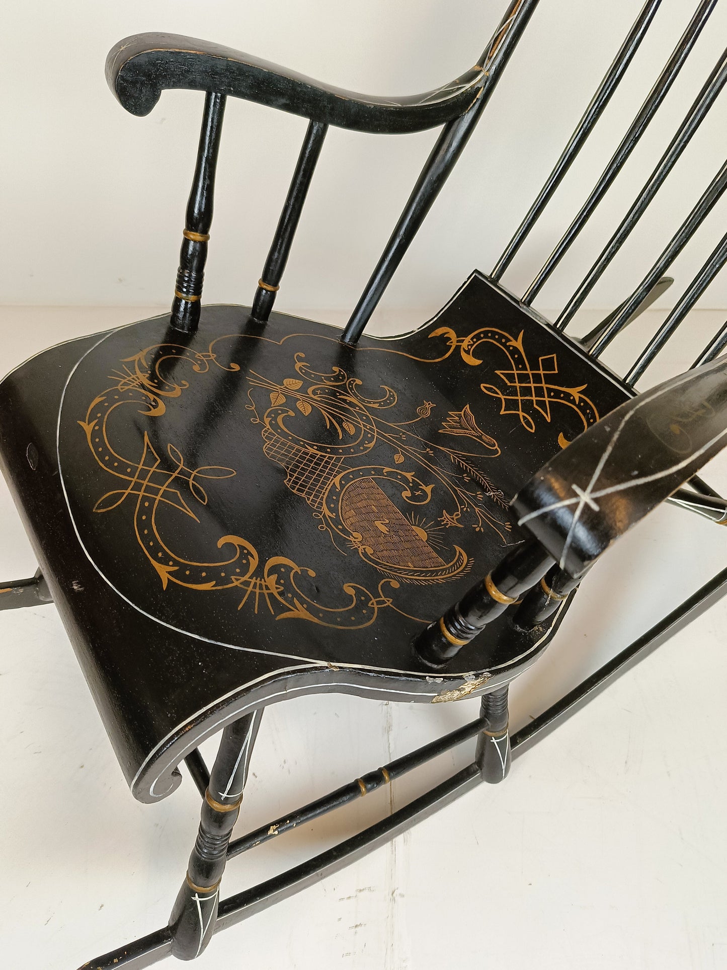 Antique Swedish Rocking Chair Antique Swedish Rocking Chair