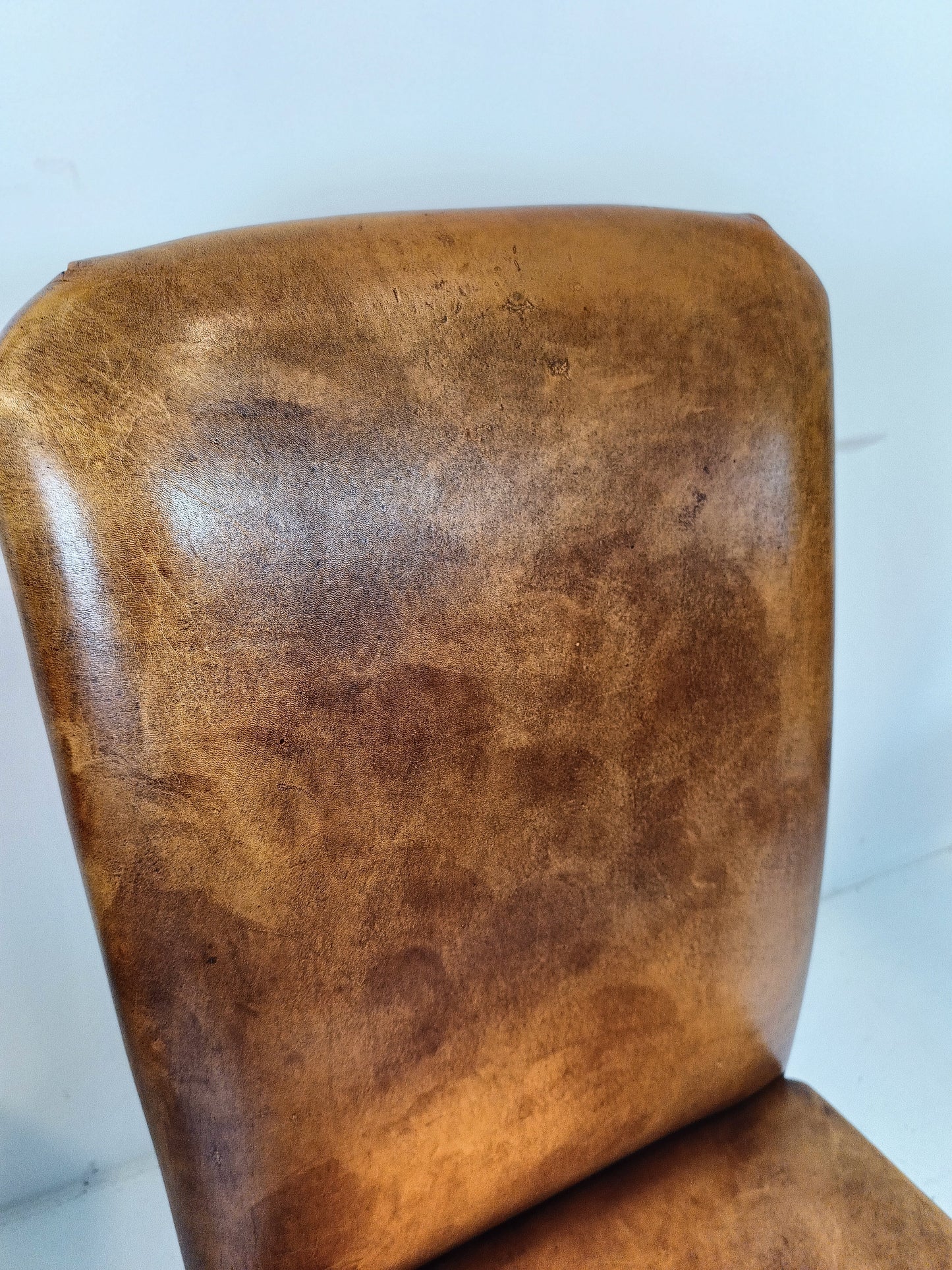 Sheep Leather Dining Chair Set Sheep Leather Dining Chair Set