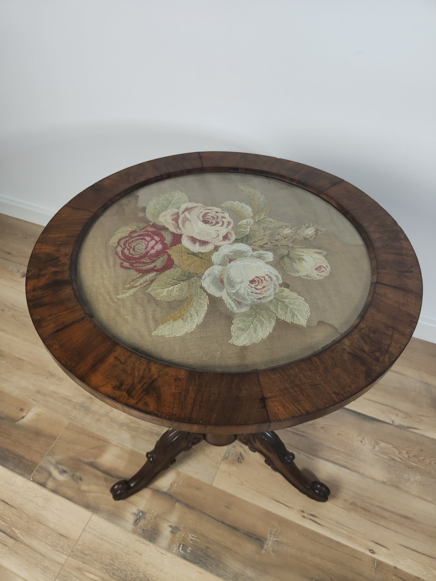 Antique Side Table/ Wine Table / Rosewood Dutch Willem III