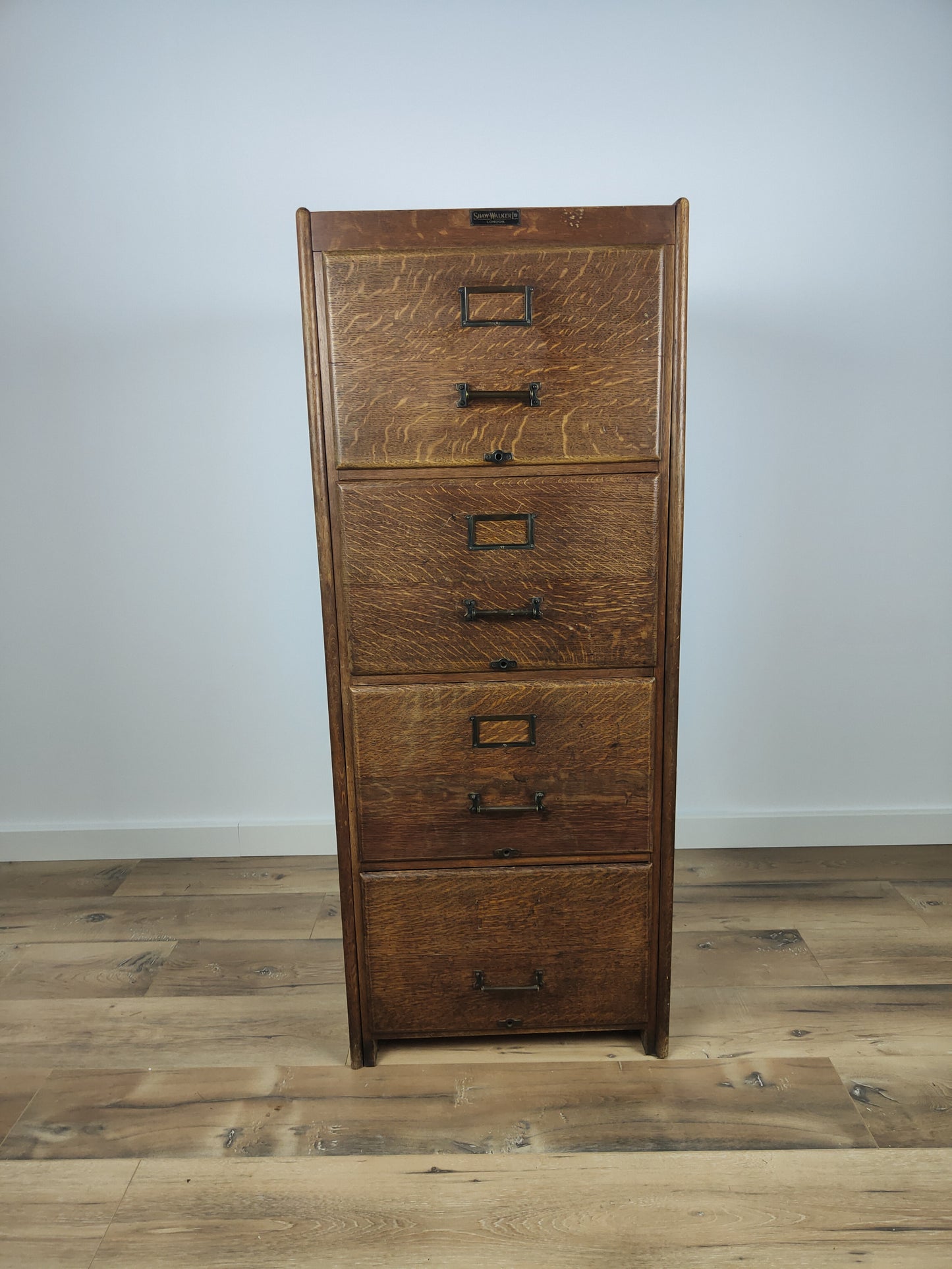 Antique Oak File Cabinet