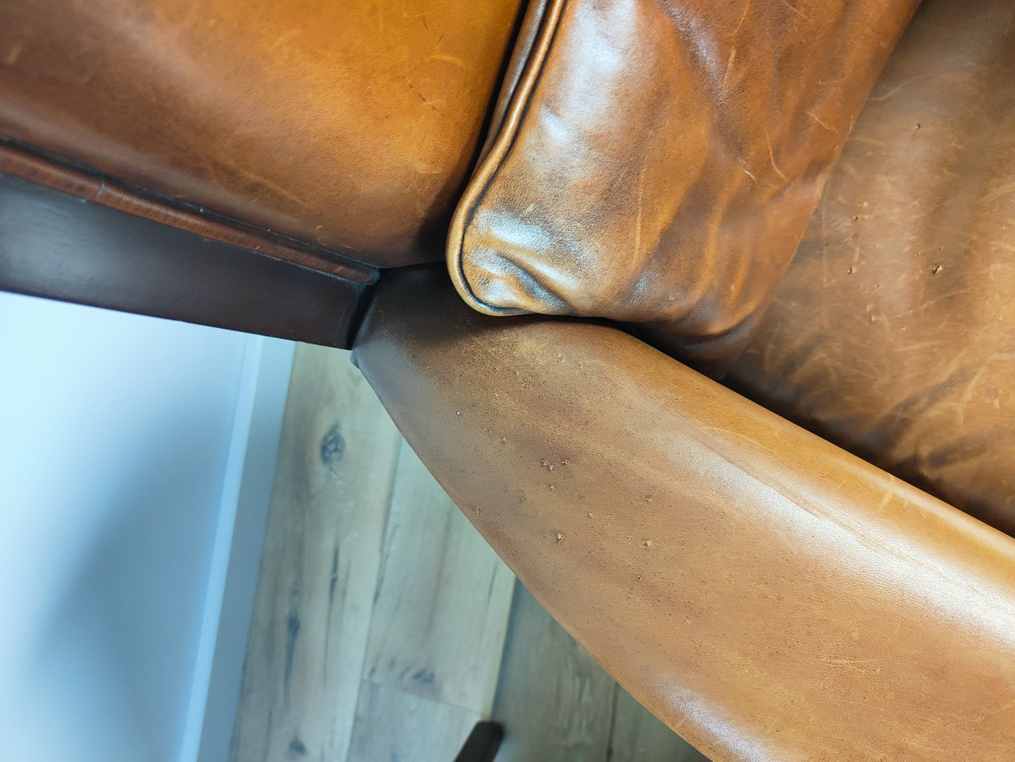 Art Deco Design Sheep Leather Armchairs