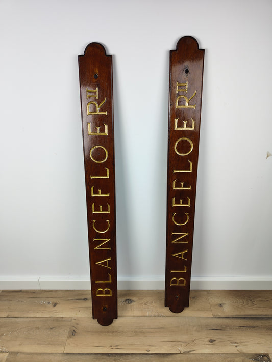 BlanceFlower II Shipboards – Mahogany – 2 pieces