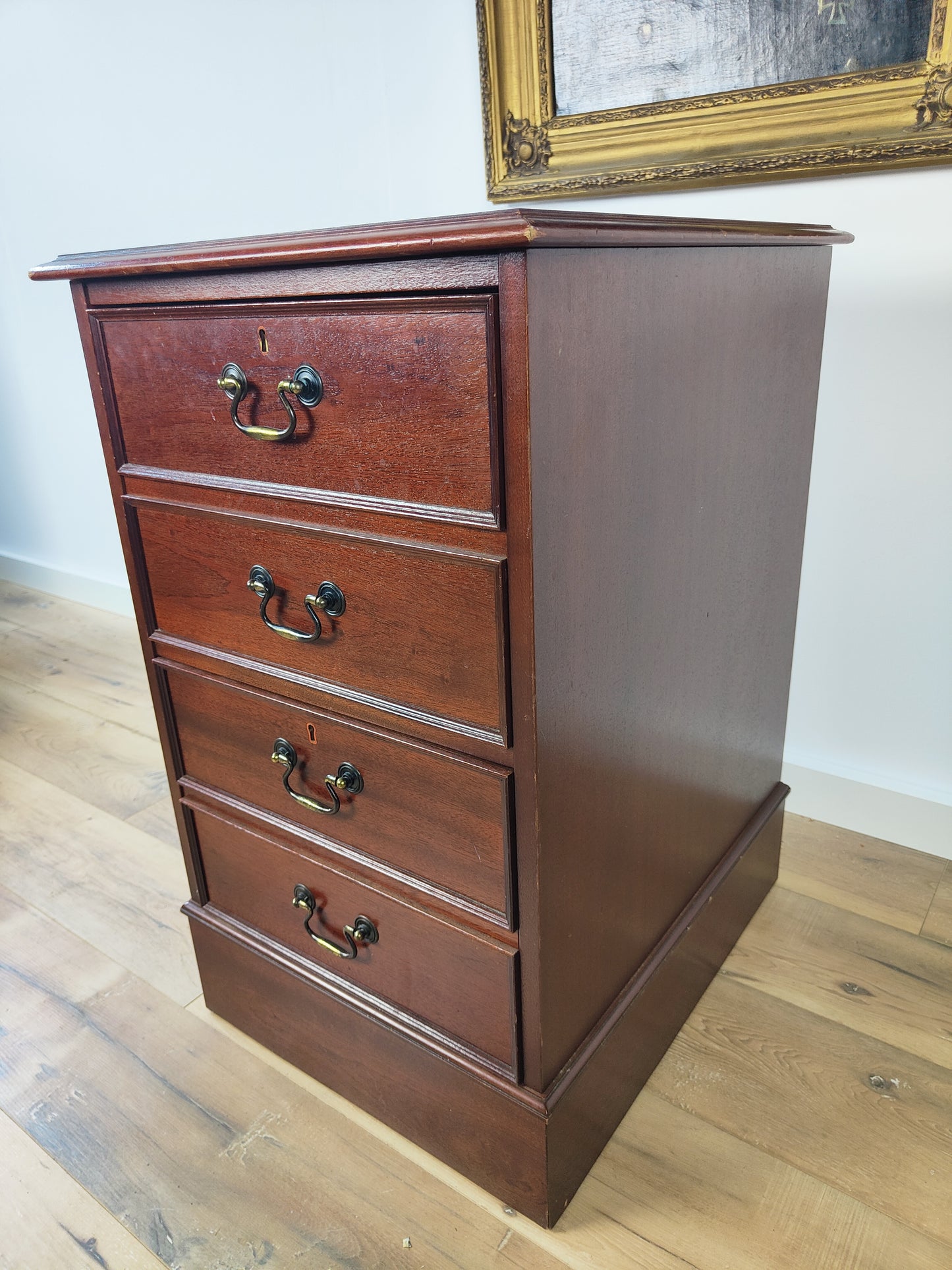 English Chesterfield Filing Cabinet