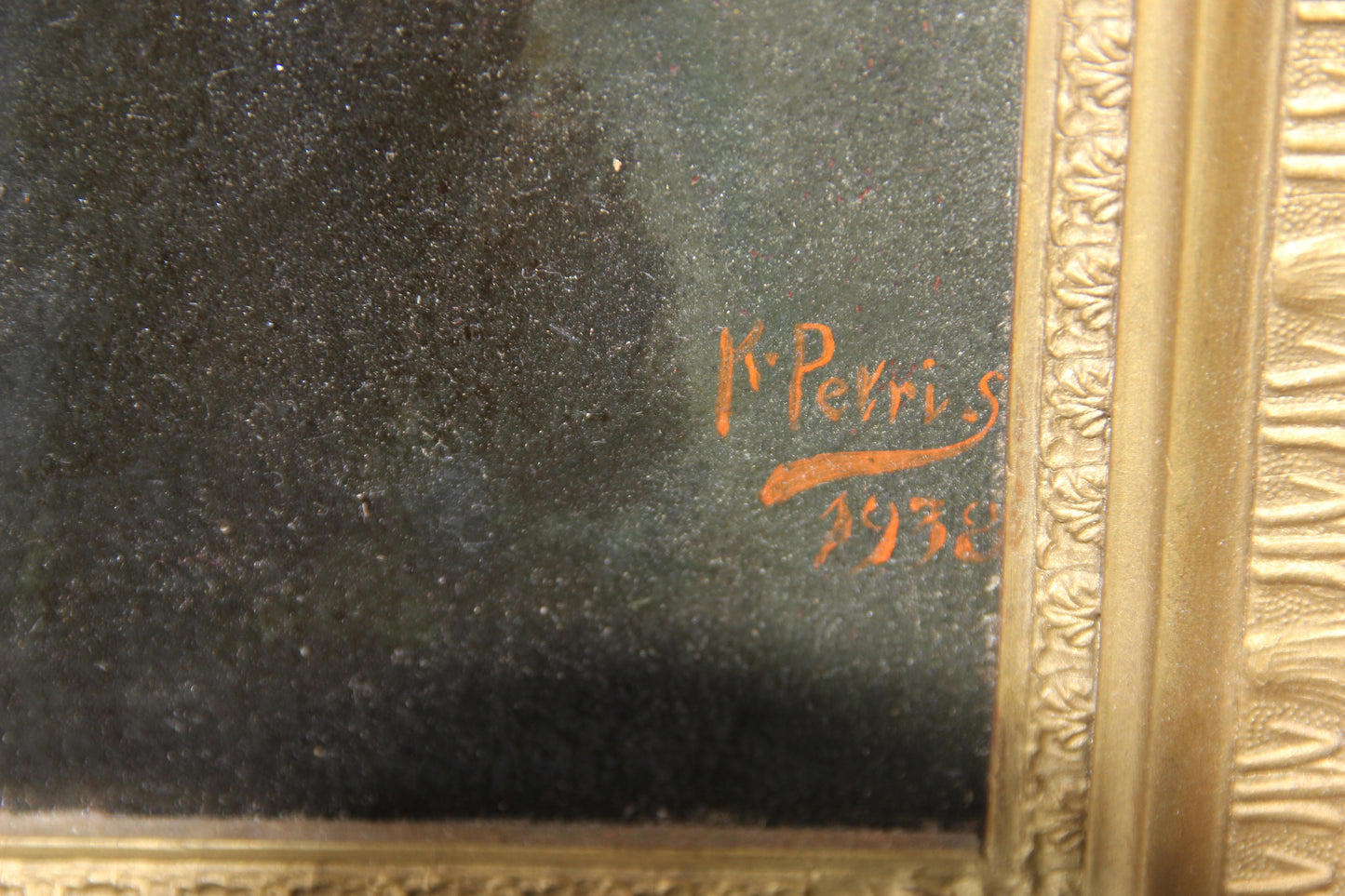 Beautiful Gentleman's Portret K.Perkis From 1938