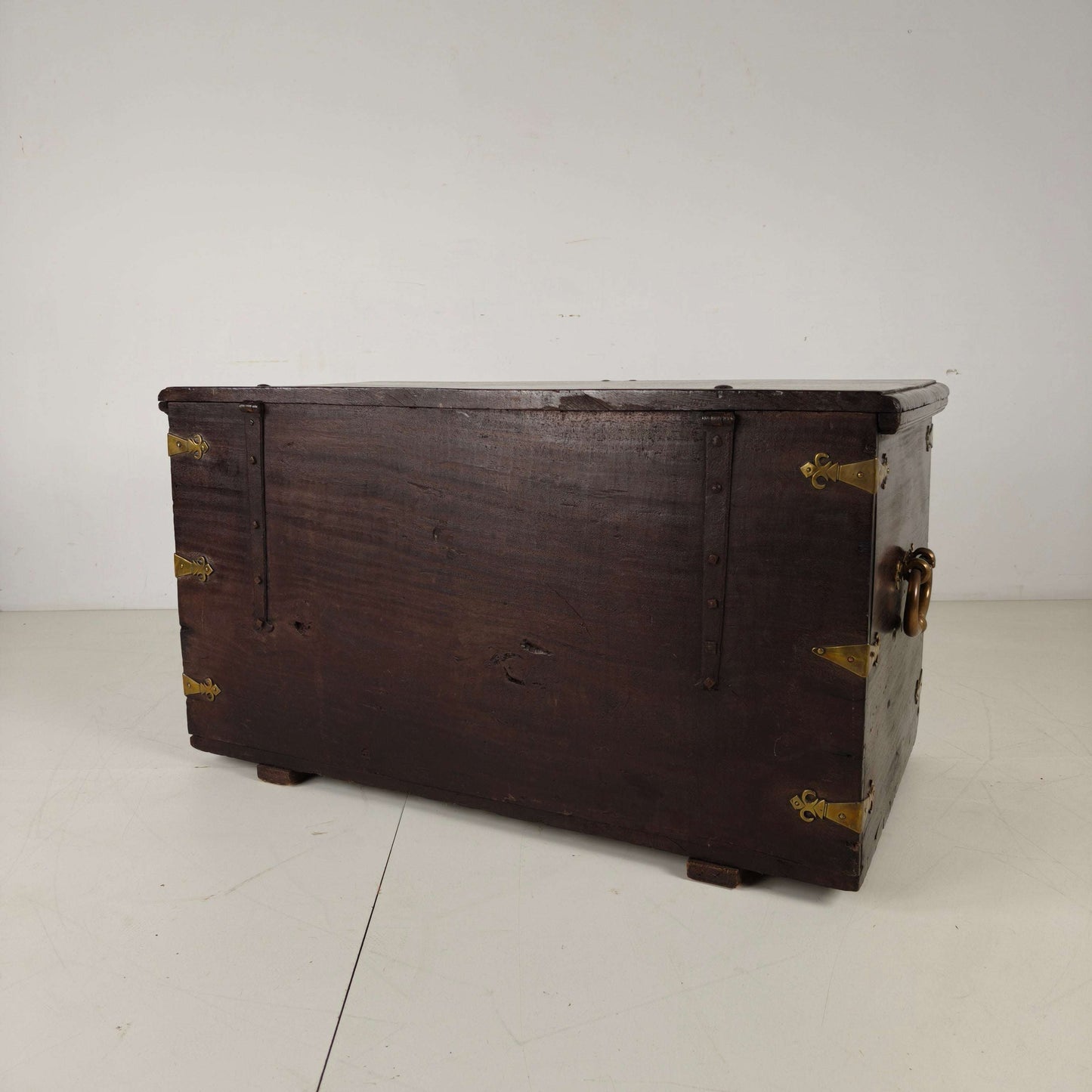 18th Century Dutch VOC Colonial Chest with Brass Mounts 18th Century Dutch VOC Colonial Chest with Brass Mounts