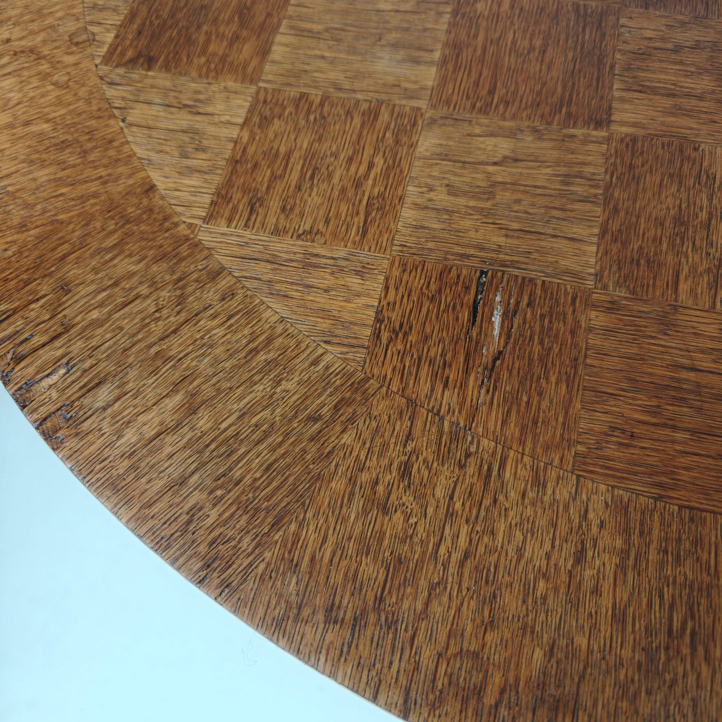 1920s Belgian Art Deco Oak Parquetry Dining Table 1920s Belgian Art Deco Oak Parquetry Dining Table