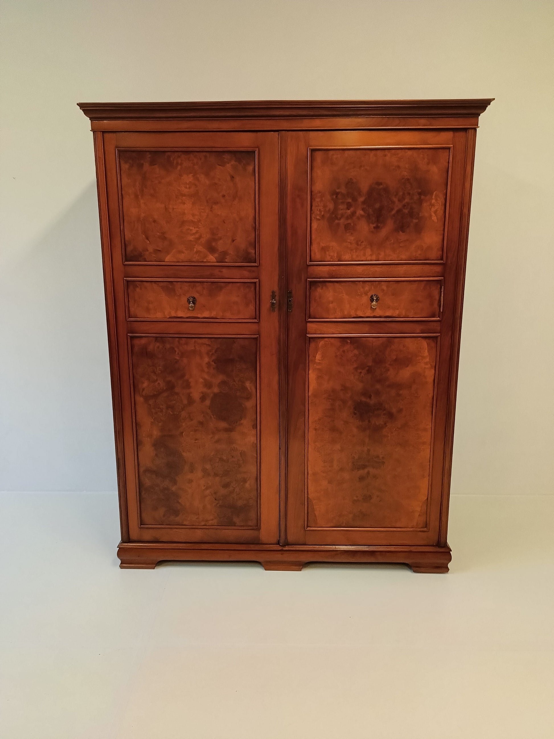 1920s, Burr Nut Compactom Ltd Gentleman's Wardrobe (4) 1920s, Burr Nut Compactom Ltd Gentleman's Wardrobe (4)