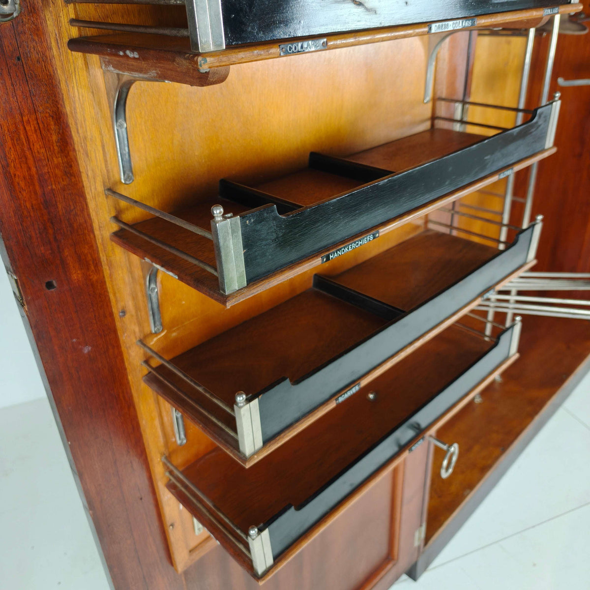 1920s Compactom Ltd Gentleman’s Wardrobe – Fully Fitted Interior 1920s Compactom Ltd Gentleman’s Wardrobe – Fully Fitted Interior