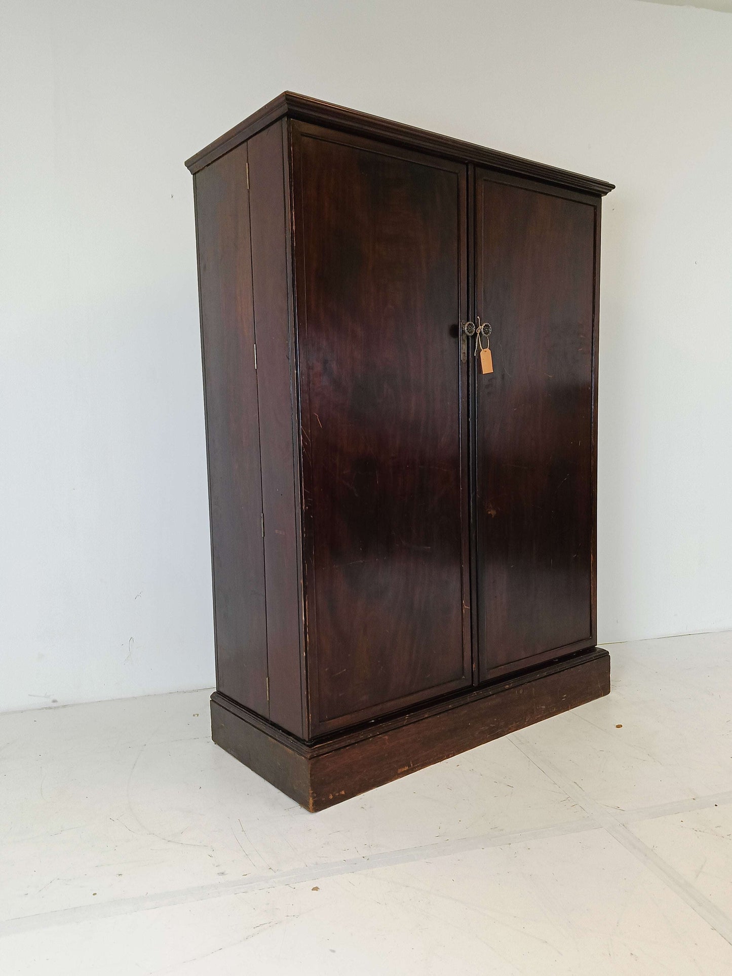 1920s, Mahogany and Oak Compactom Ltd Gentleman's Wardrobe (1) 1920s, Mahogany and Oak Compactom Ltd Gentleman's Wardrobe (1)