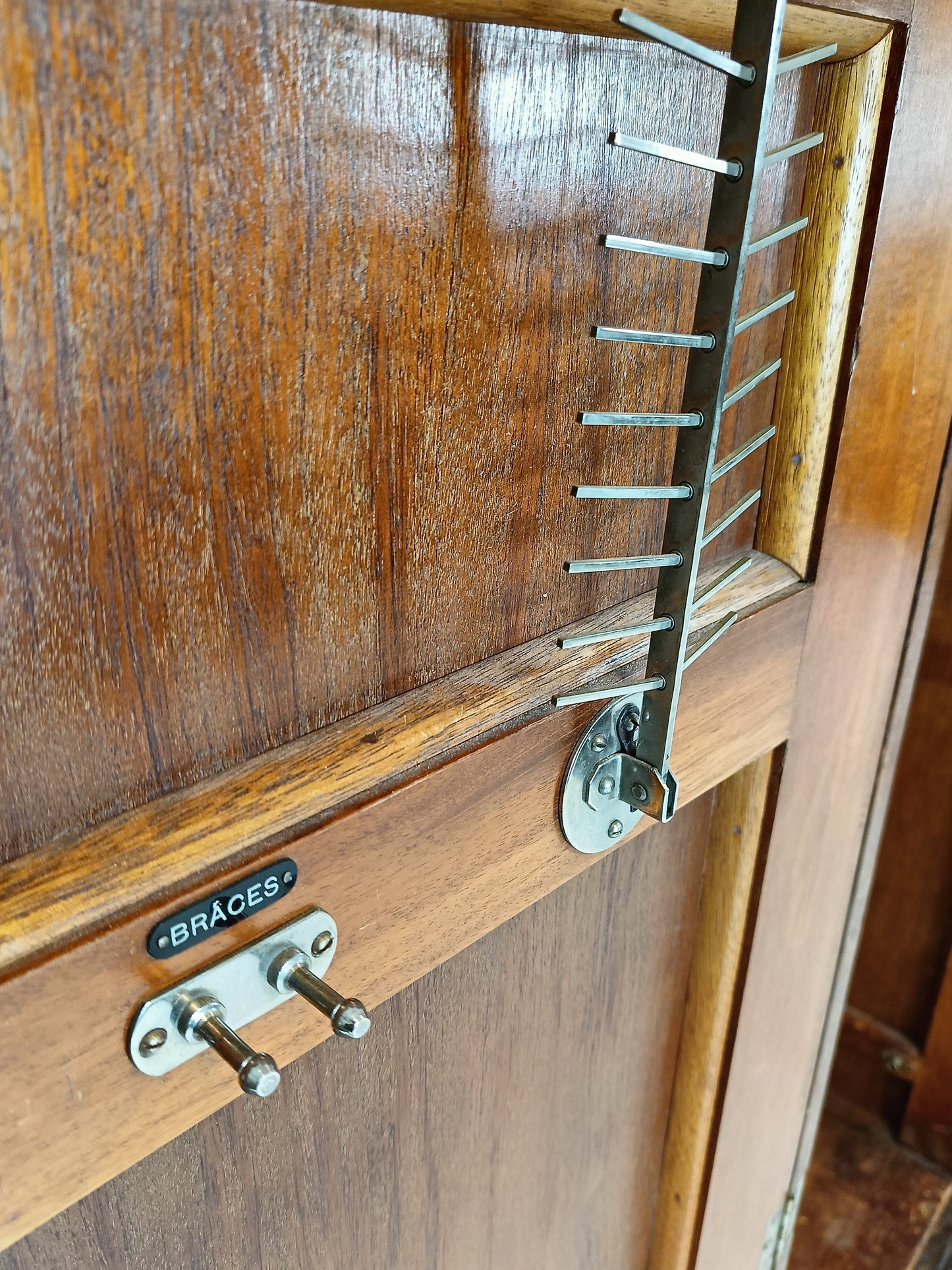 1920s, Mahogany and Oak Compactom Ltd Gentleman's Wardrobe (2) 1920s, Mahogany and Oak Compactom Ltd Gentleman's Wardrobe (2)