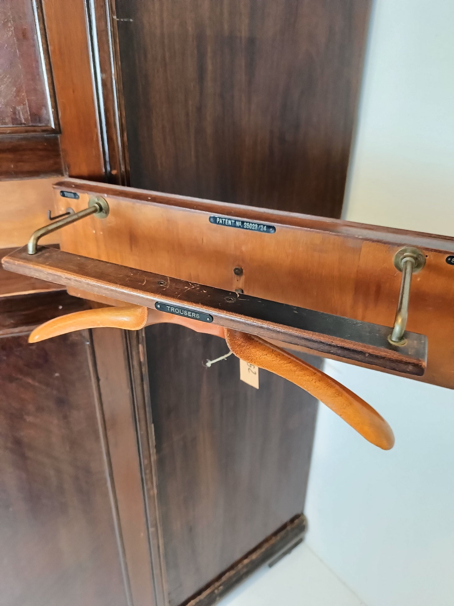 1920s, Mahogany and Oak Compactom Ltd Gentleman's Wardrobe (2) 1920s, Mahogany and Oak Compactom Ltd Gentleman's Wardrobe (2)
