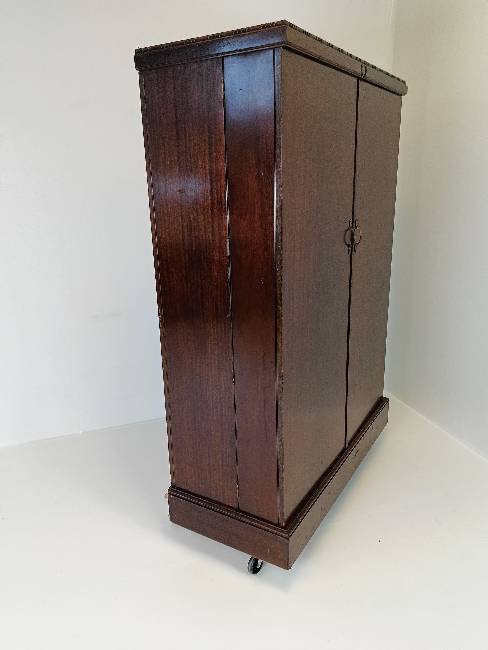 1920s, Mahogany and Oak Compactom Ltd Gentleman's Wardrobe (3) 1920s, Mahogany and Oak Compactom Ltd Gentleman's Wardrobe (3)