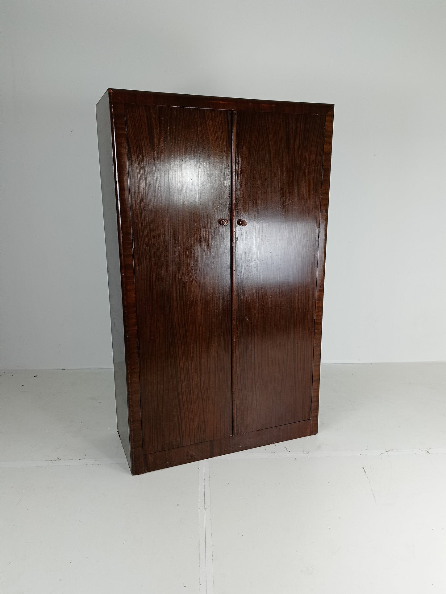 1920s, Mahogany and Oak Compactom Ltd Gentleman's Wardrobe (6) 1920s, Mahogany and Oak Compactom Ltd Gentleman's Wardrobe (6)