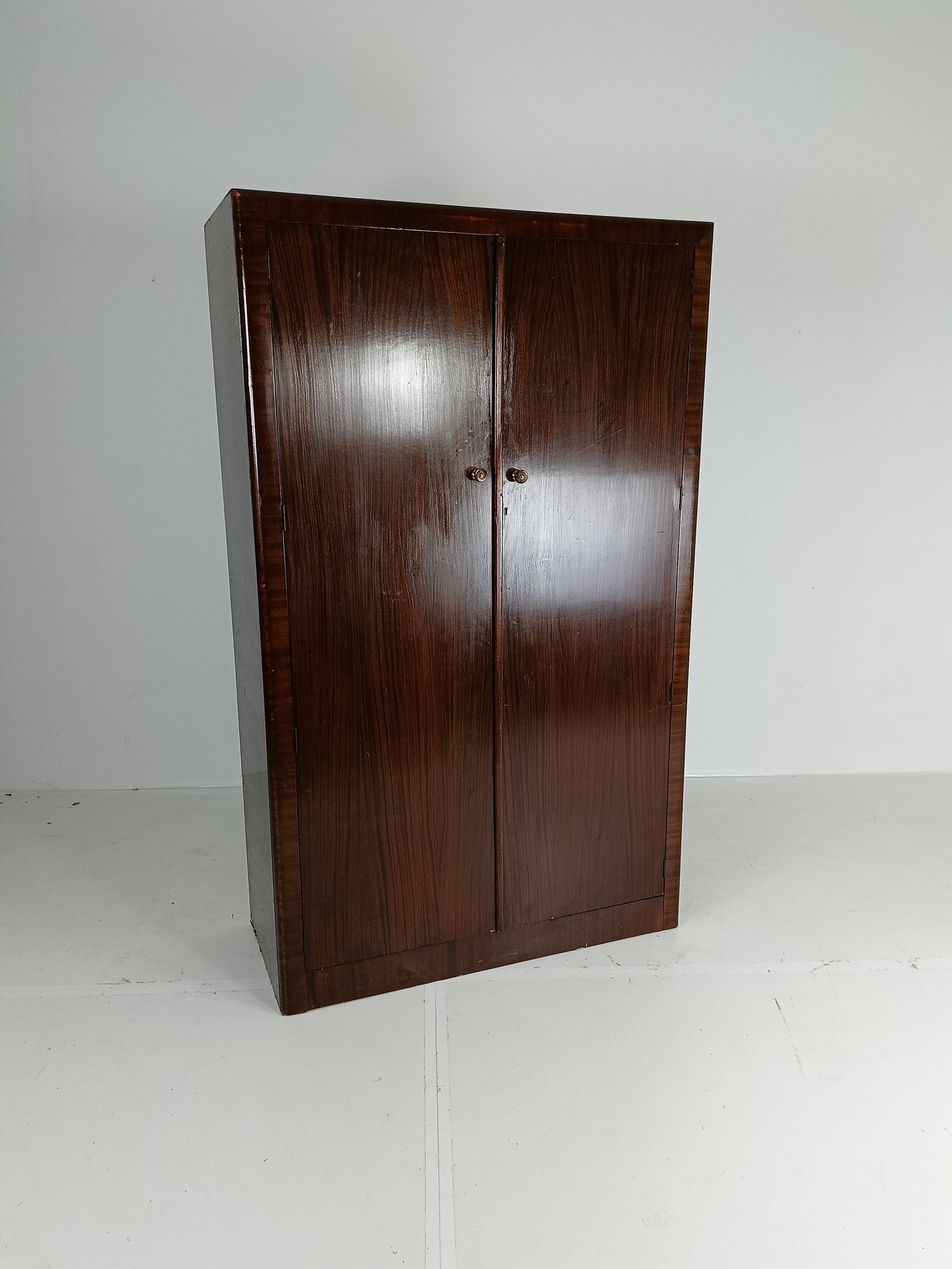 1920s, Mahogany and Oak Compactom Ltd Gentleman's Wardrobe (6) 1920s, Mahogany and Oak Compactom Ltd Gentleman's Wardrobe (6)