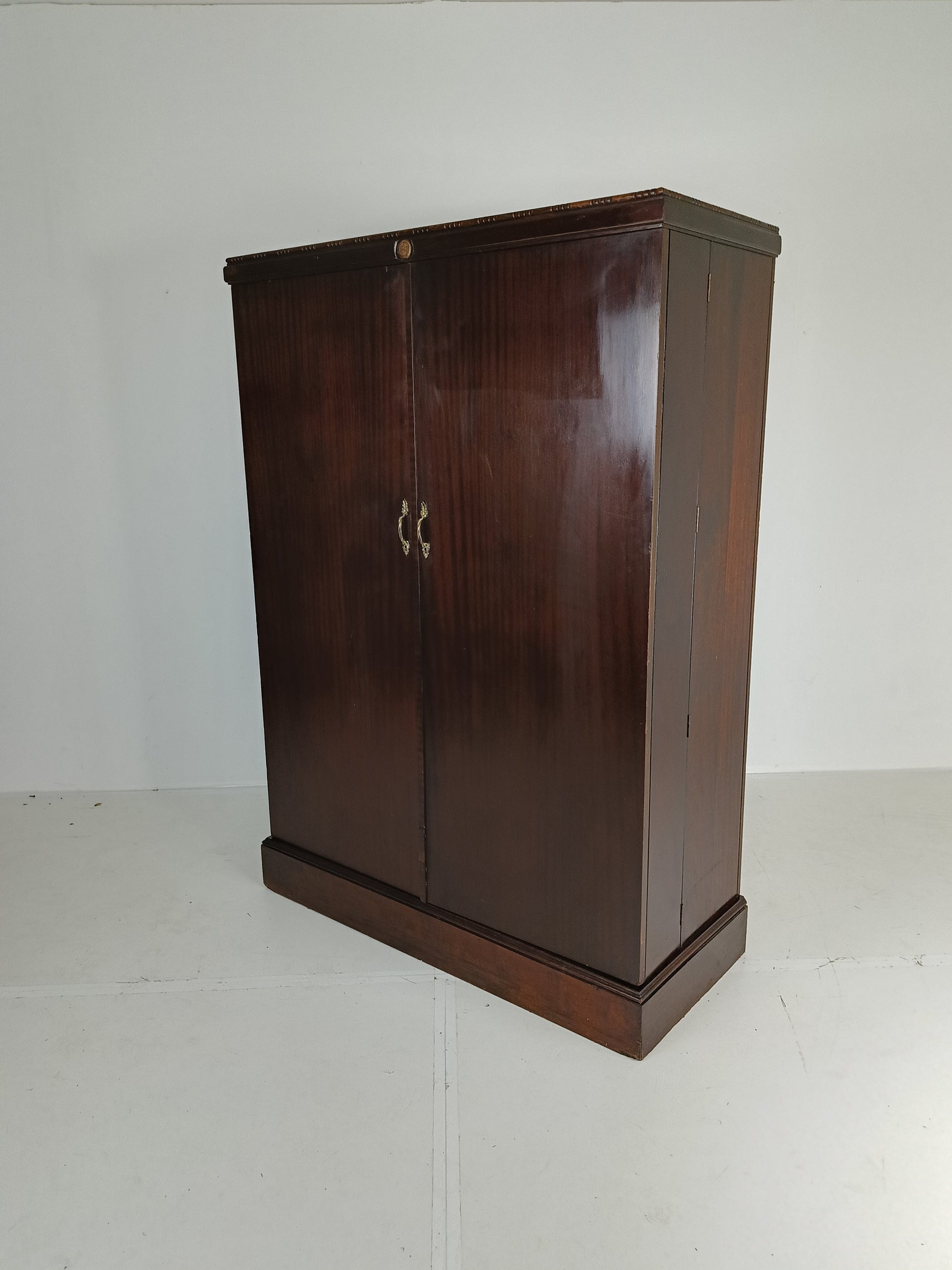 1920s, Mahogany and Oak Compactom Ltd Ladies Wardrobe 1920s, Mahogany and Oak Compactom Ltd Ladies Wardrobe
