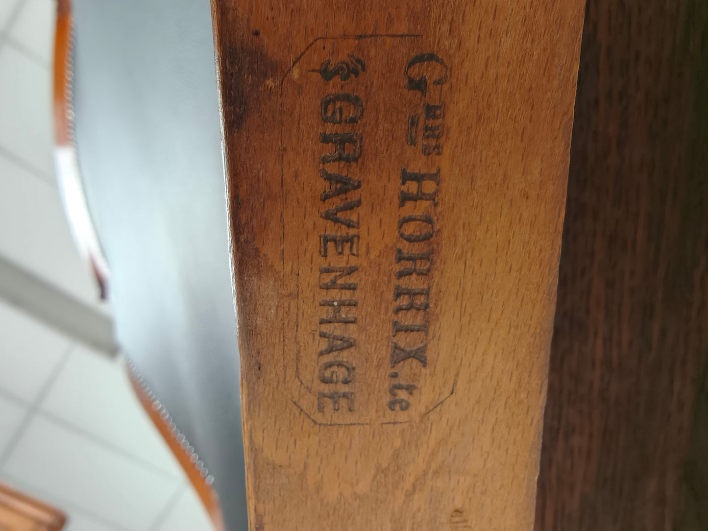 19th Century Antique Library Chair by Horrix – Black Leather 19th Century Antique Library Chair by Horrix – Black Leather