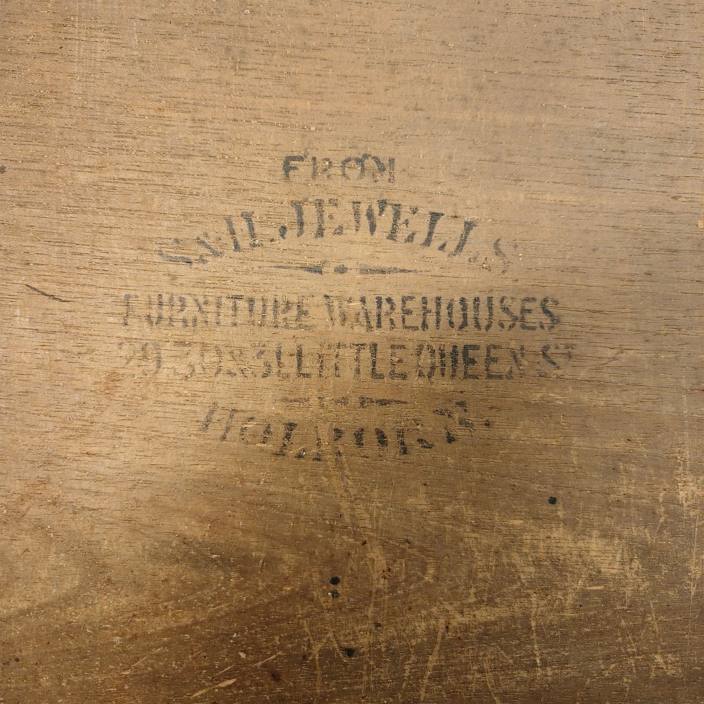 19th Century English Double-Sided Partner Desk / Writing Table by S. & H.; Jewell, A. 19th Century English Double-Sided Partner Desk / Writing Table by S. & H.; Jewell, A.
